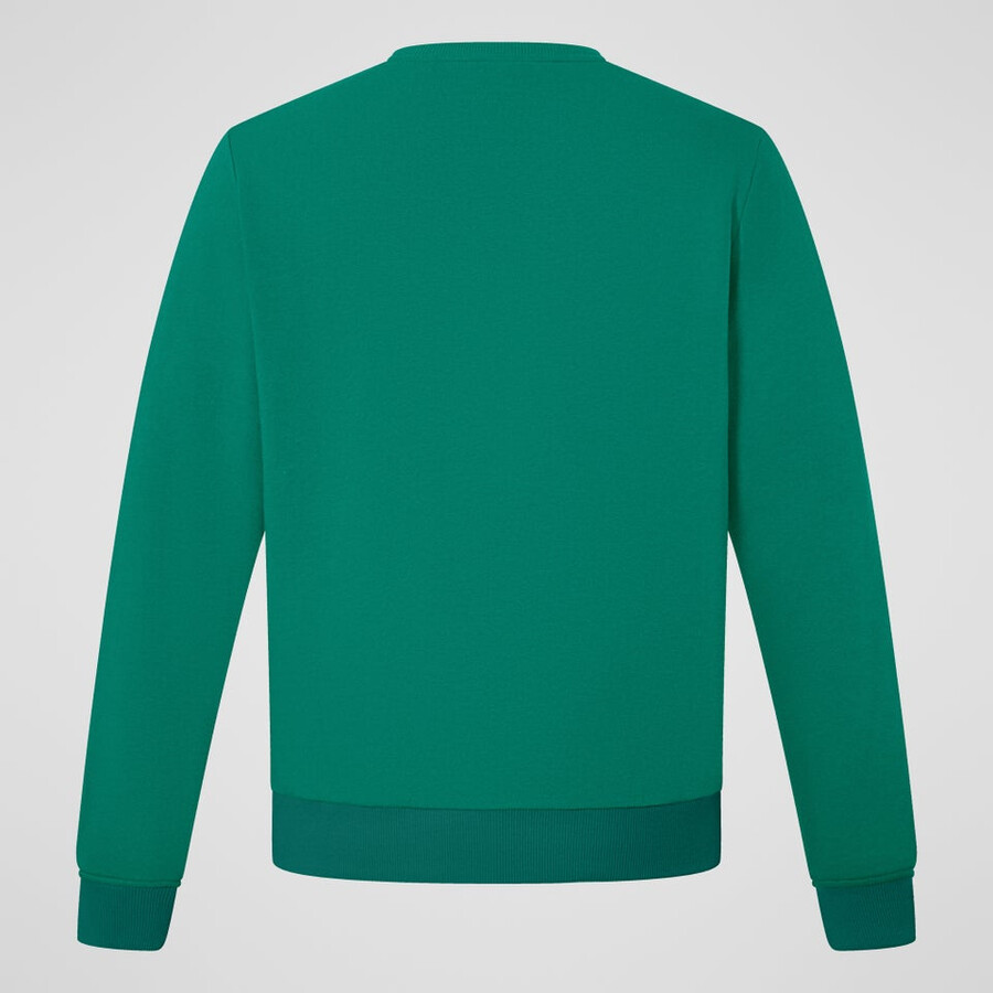 uomo logo crew maglione - verde berghaus