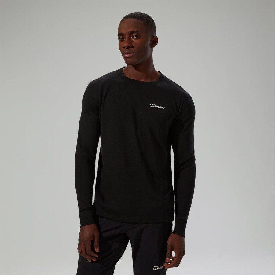 uomini ivyhill equipaggio - nero berghaus