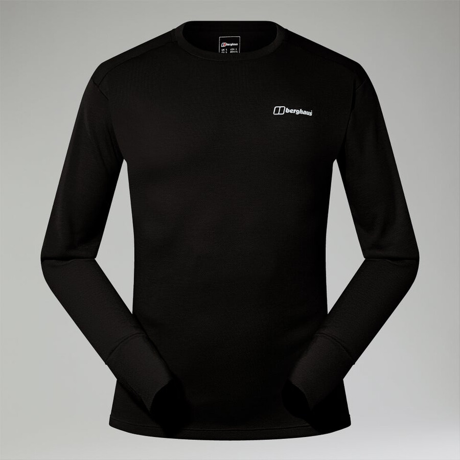 uomini ivyhill equipaggio - nero berghaus