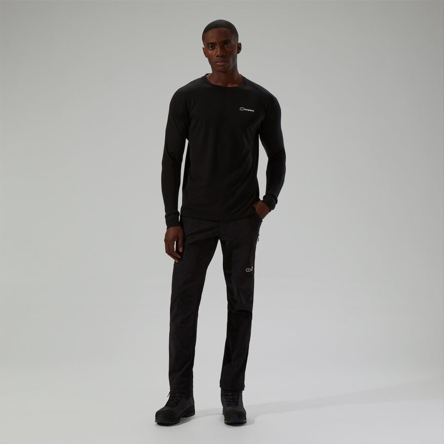 uomini ivyhill equipaggio - nero berghaus