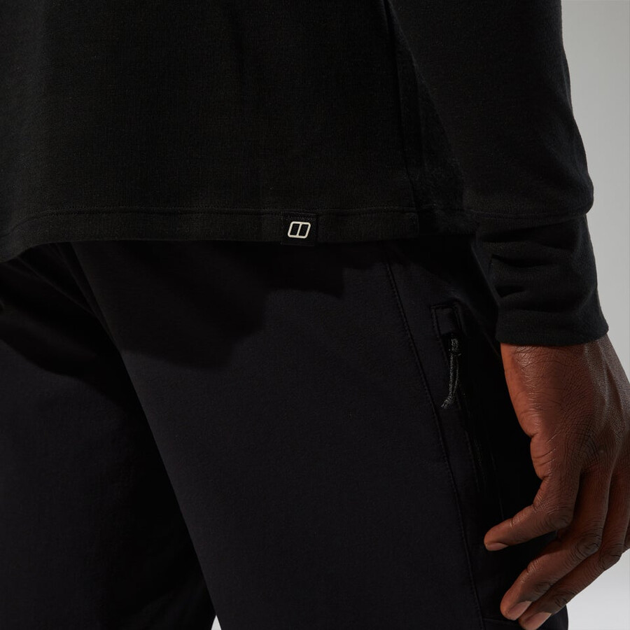 uomini ivyhill equipaggio - nero berghaus