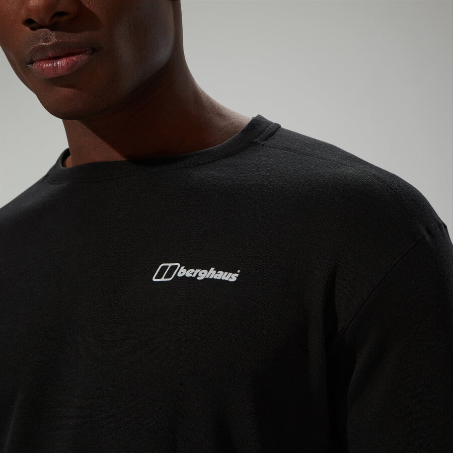 uomini ivyhill equipaggio - nero berghaus