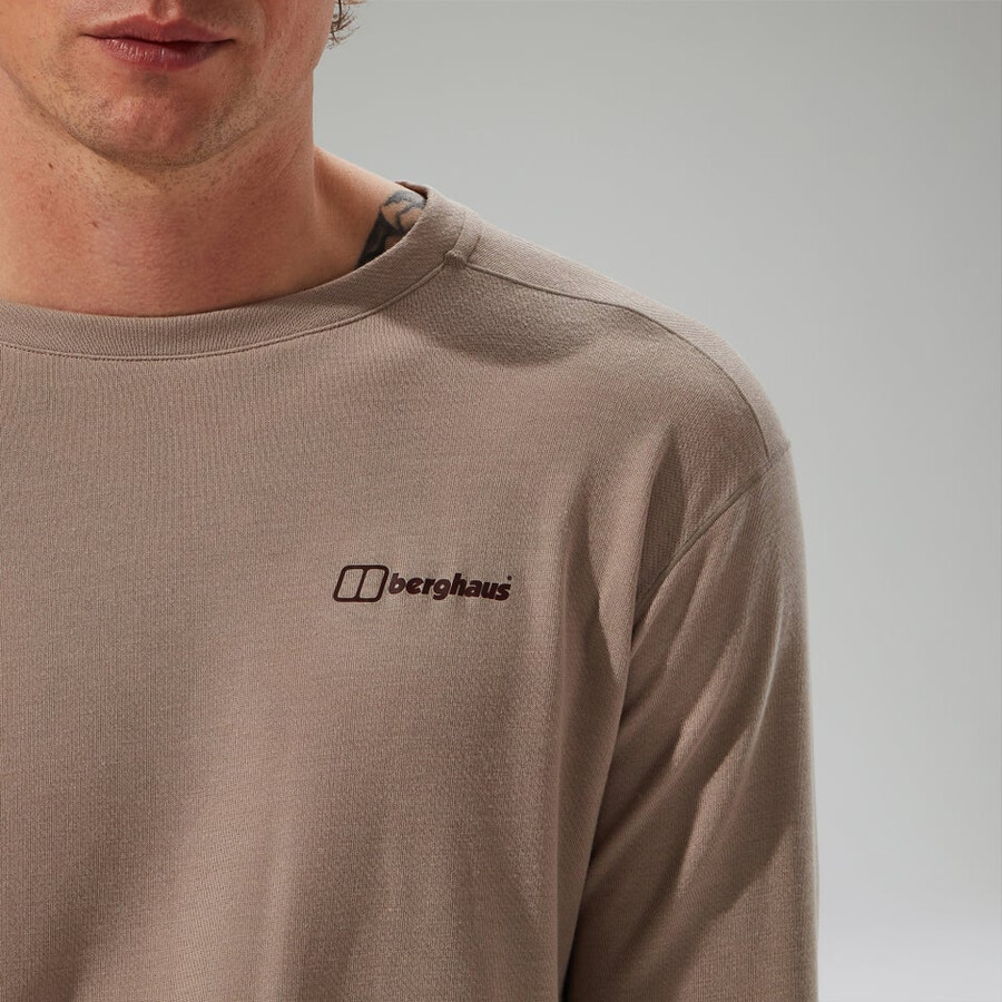 uomini ivyhill equipaggio - grigio berghaus