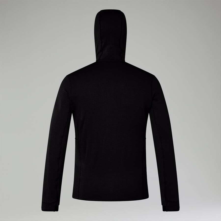 uomini ridge-escursionista giacca con cappuccio - nero berghaus