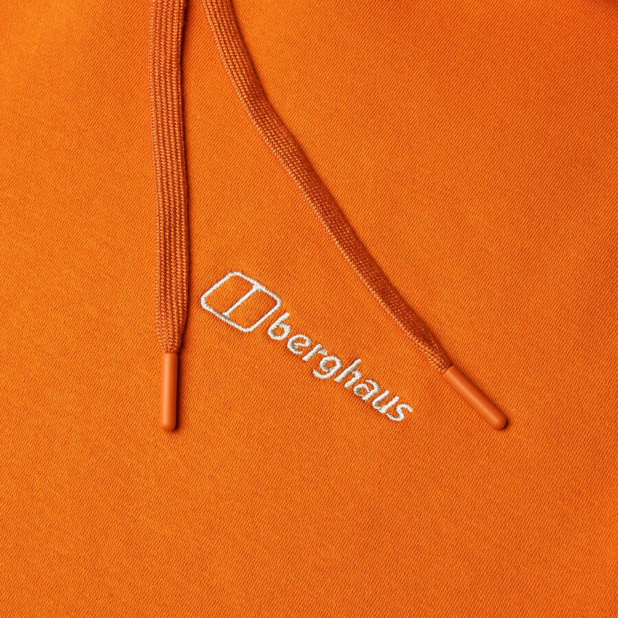 uomini alle prese felpa con cappuccio - arancio berghaus