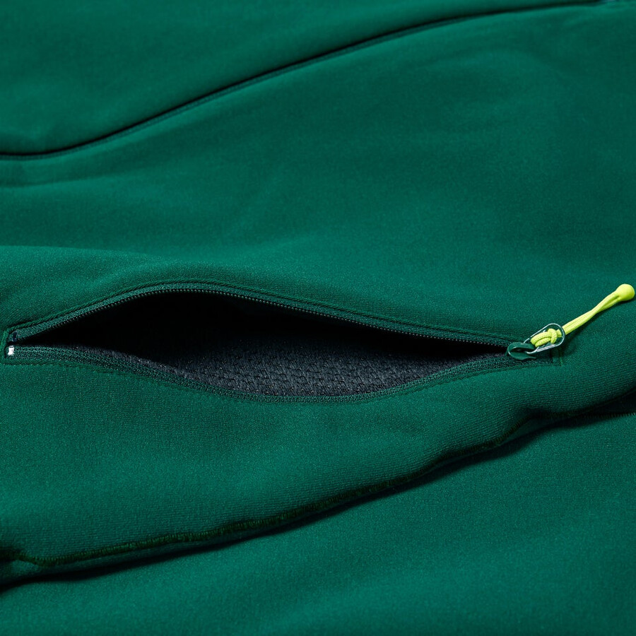 uomini cinetica powerstretch felpa con cappuccio - verde berghaus