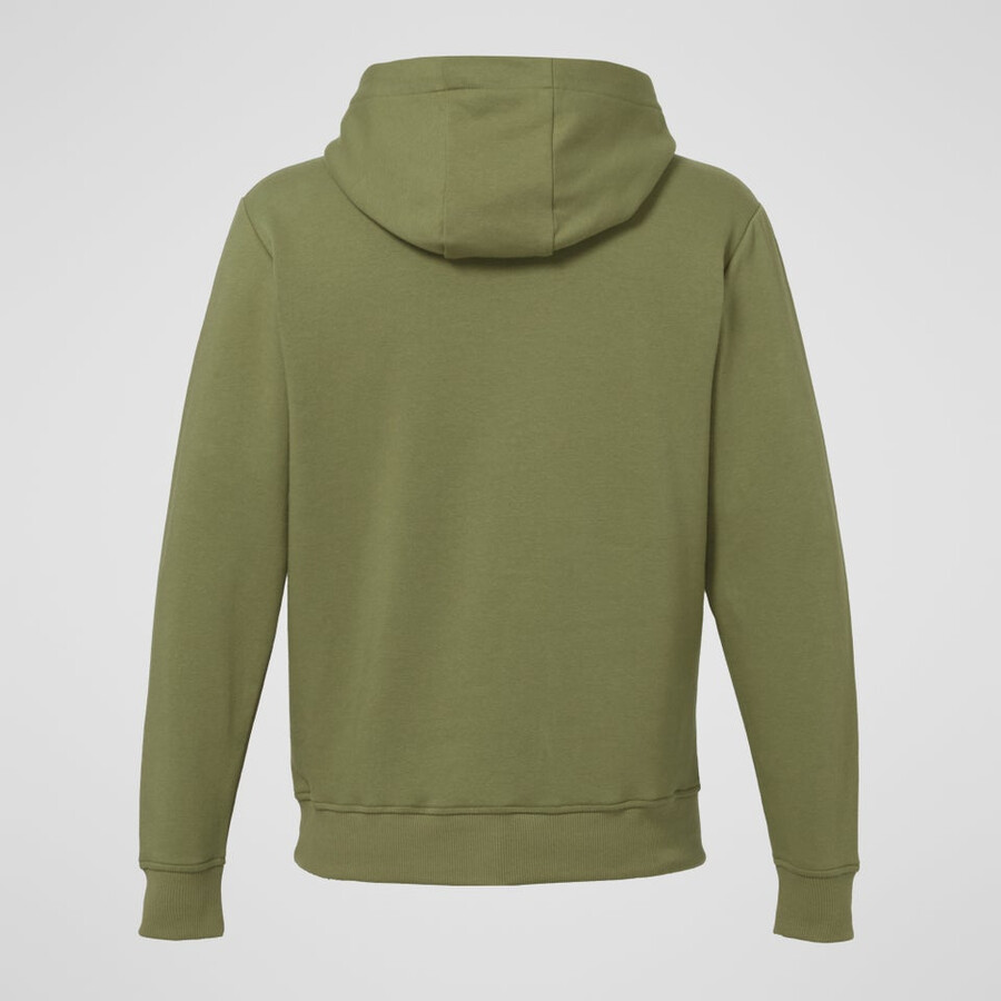 uomo piccolo logo felpa con cappuccio - verde berghaus