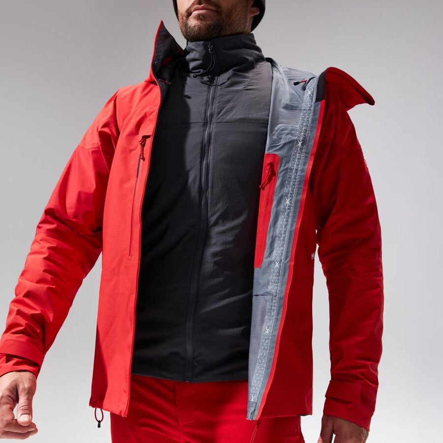 uomini mtn guida mw ibrido giacca - grigionero berghaus