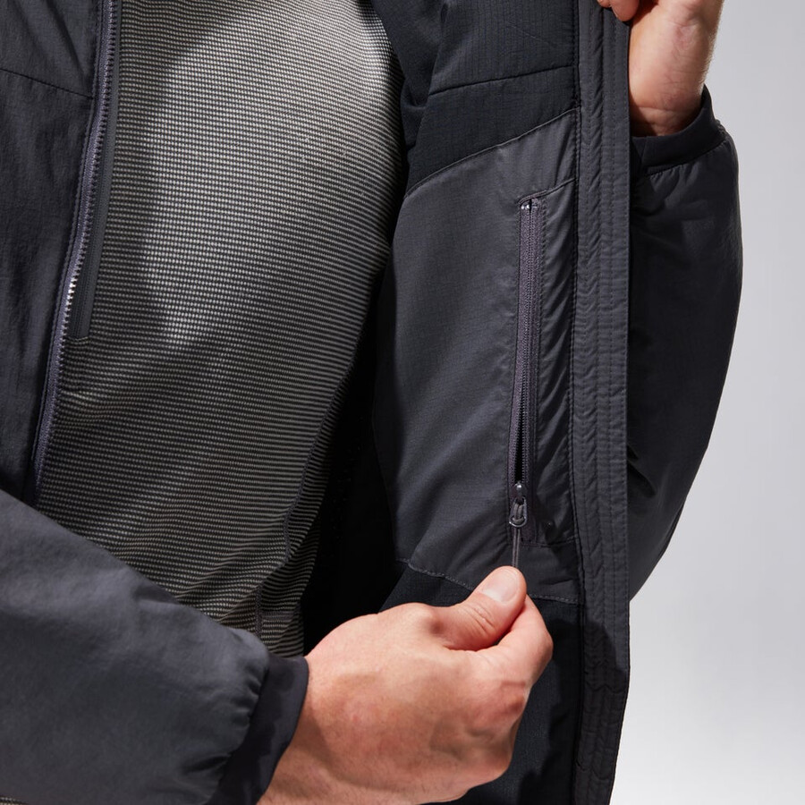 uomini mtn guida mw ibrido giacca - grigionero berghaus