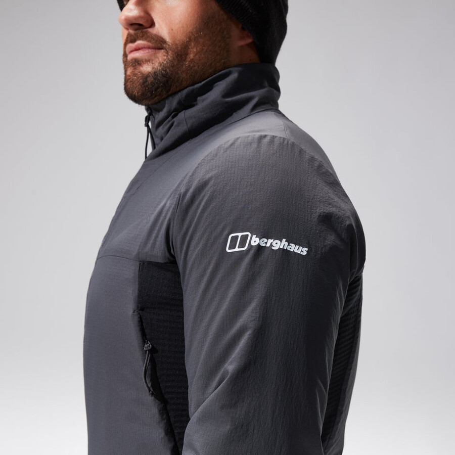 uomini mtn guida mw ibrido giacca - grigionero berghaus