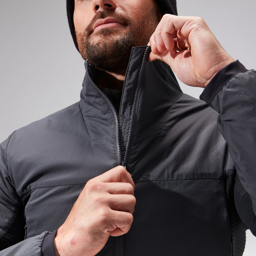 uomini mtn guida mw ibrido giacca - grigionero berghaus