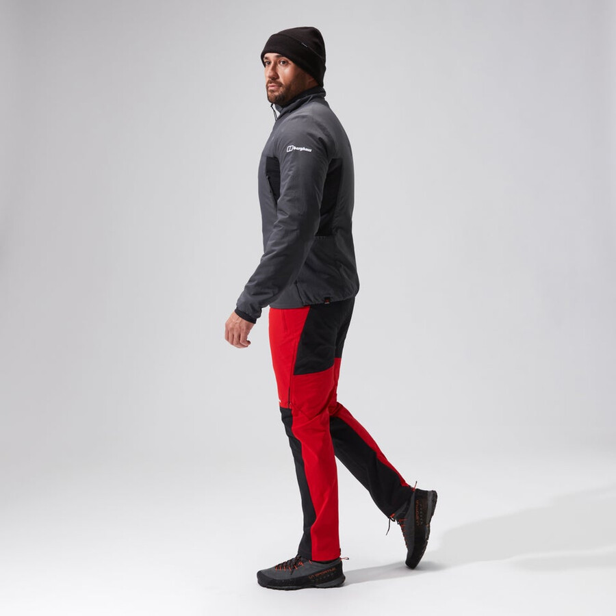 uomini mtn guida mw ibrido giacca - grigionero berghaus