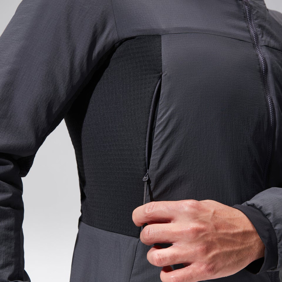 uomini mtn guida mw ibrido giacca - grigionero berghaus