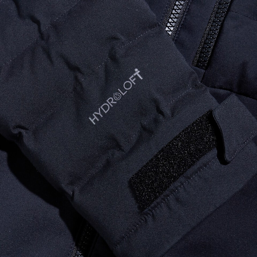 uomini di conseguenza hybrid giacca con cappuccio - nero berghaus