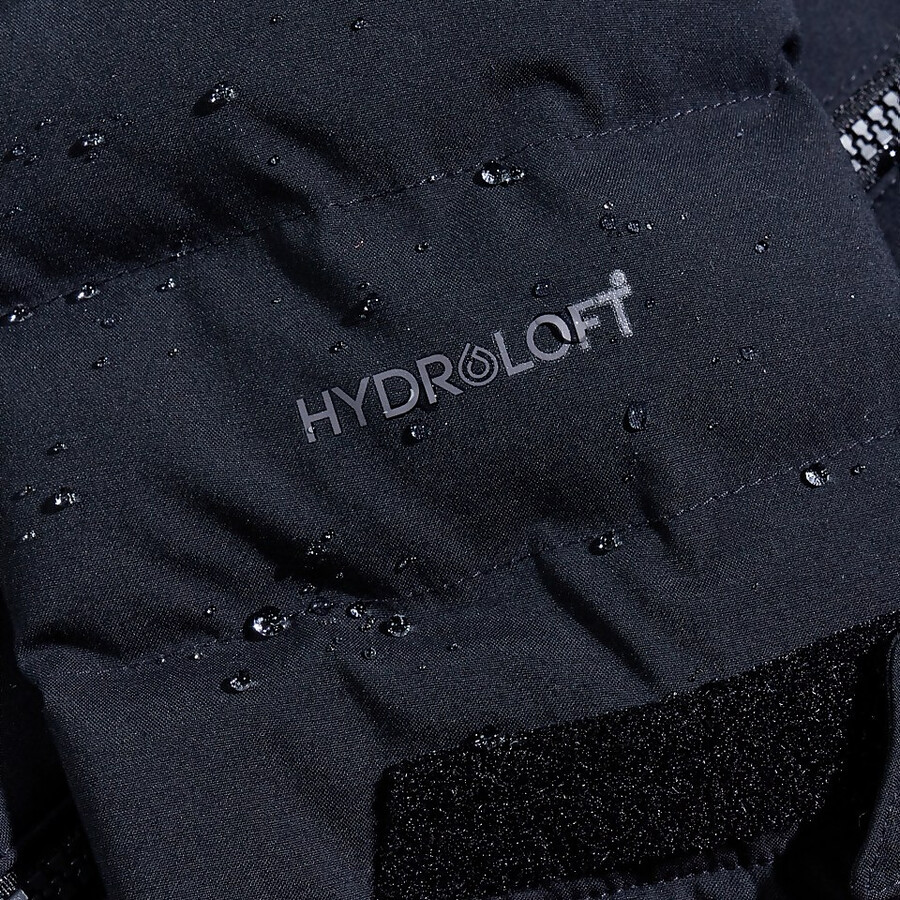 uomini di conseguenza hybrid giacca con cappuccio - nero berghaus