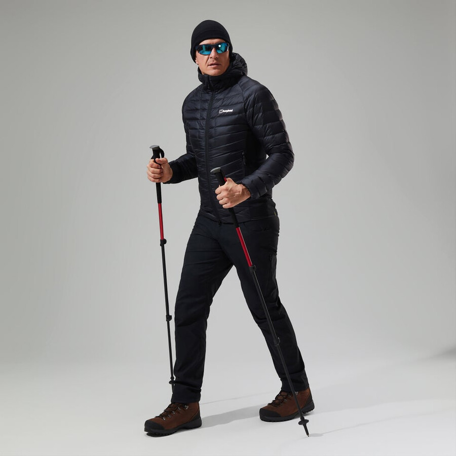 uomini sconosciuti 2.0 con cappuccio insulated jacket - black berghaus