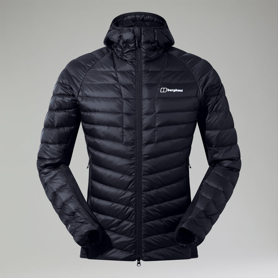 uomini sconosciuti 2.0 con cappuccio insulated jacket - black berghaus