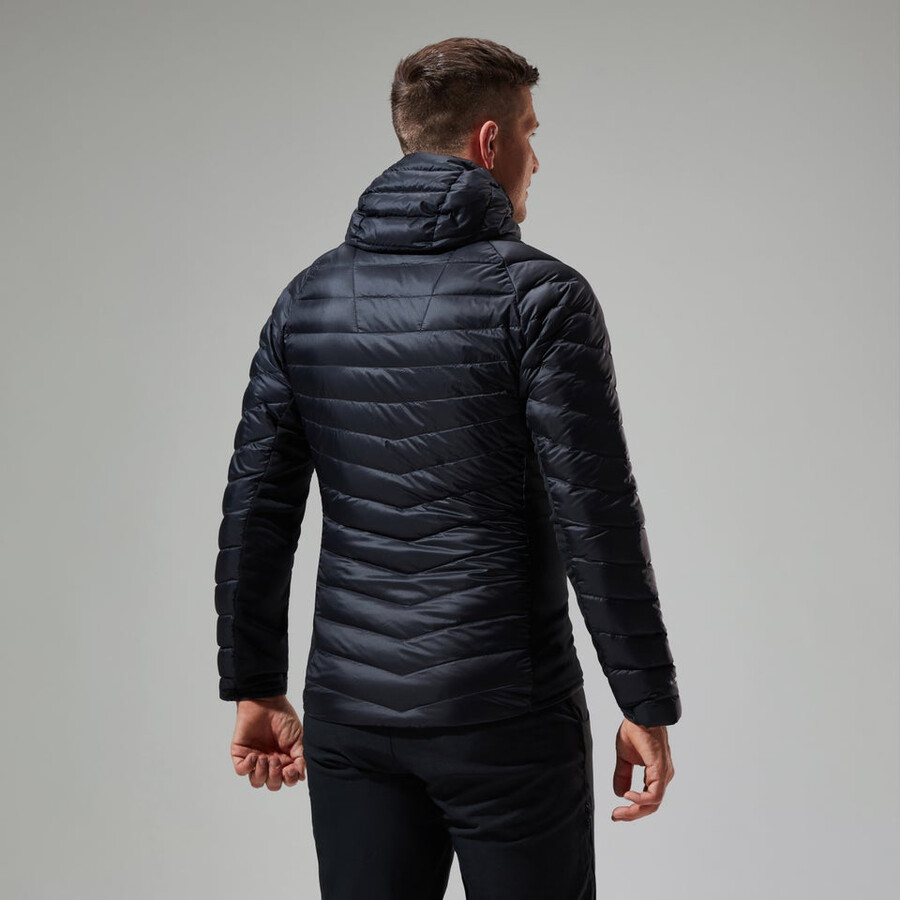 uomini sconosciuti 2.0 con cappuccio insulated jacket - black berghaus
