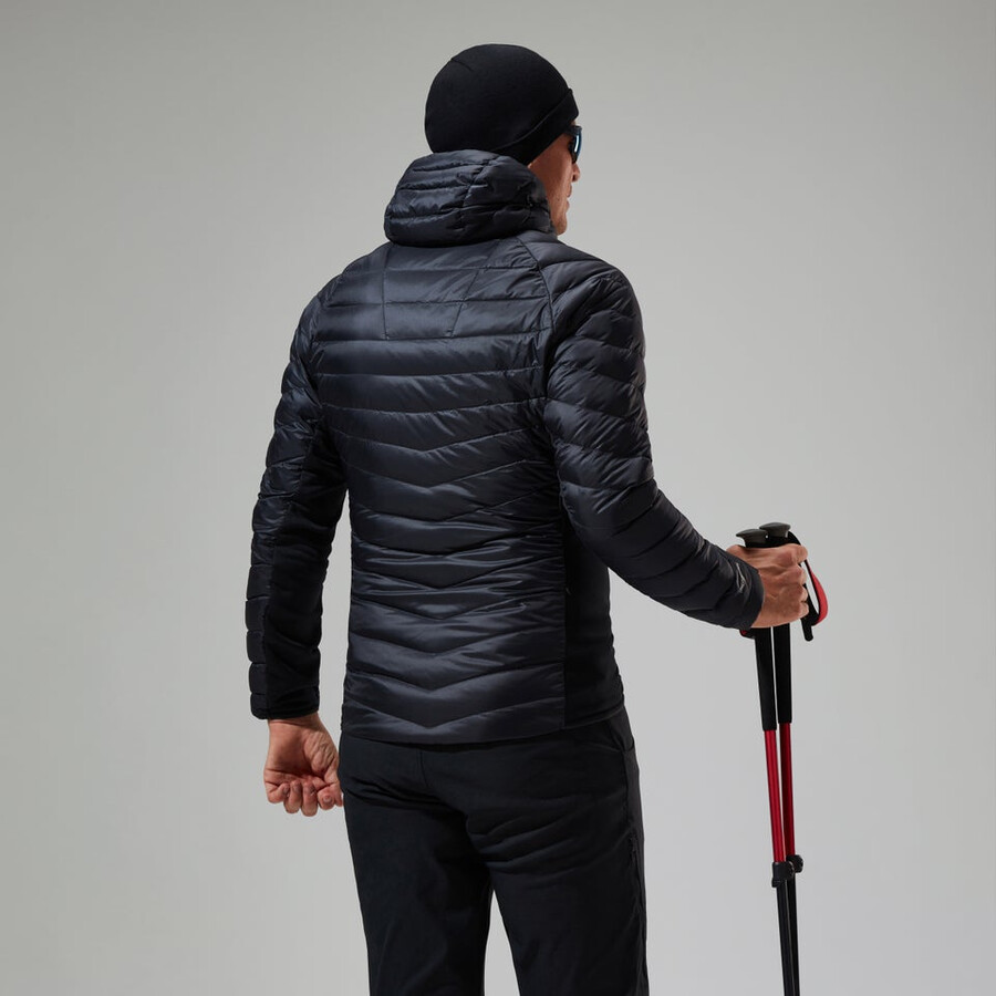 uomini sconosciuti 2.0 con cappuccio insulated jacket - black berghaus