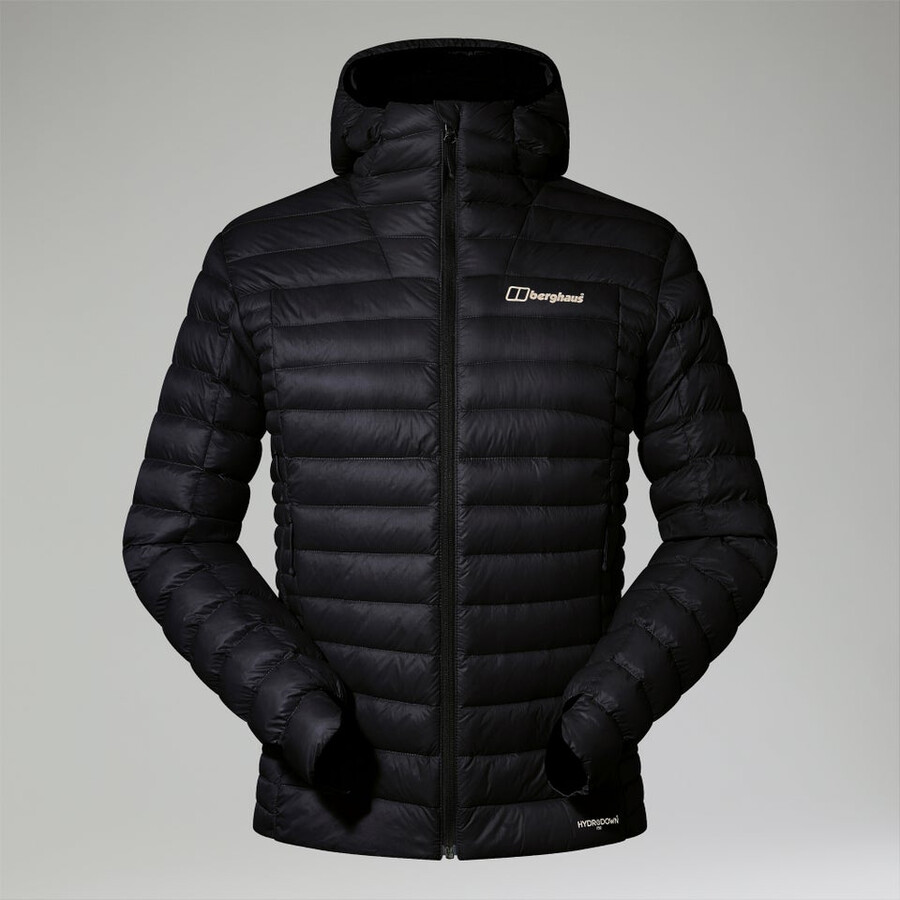 uomini ridge-nomad hybrid down jacket - black berghaus