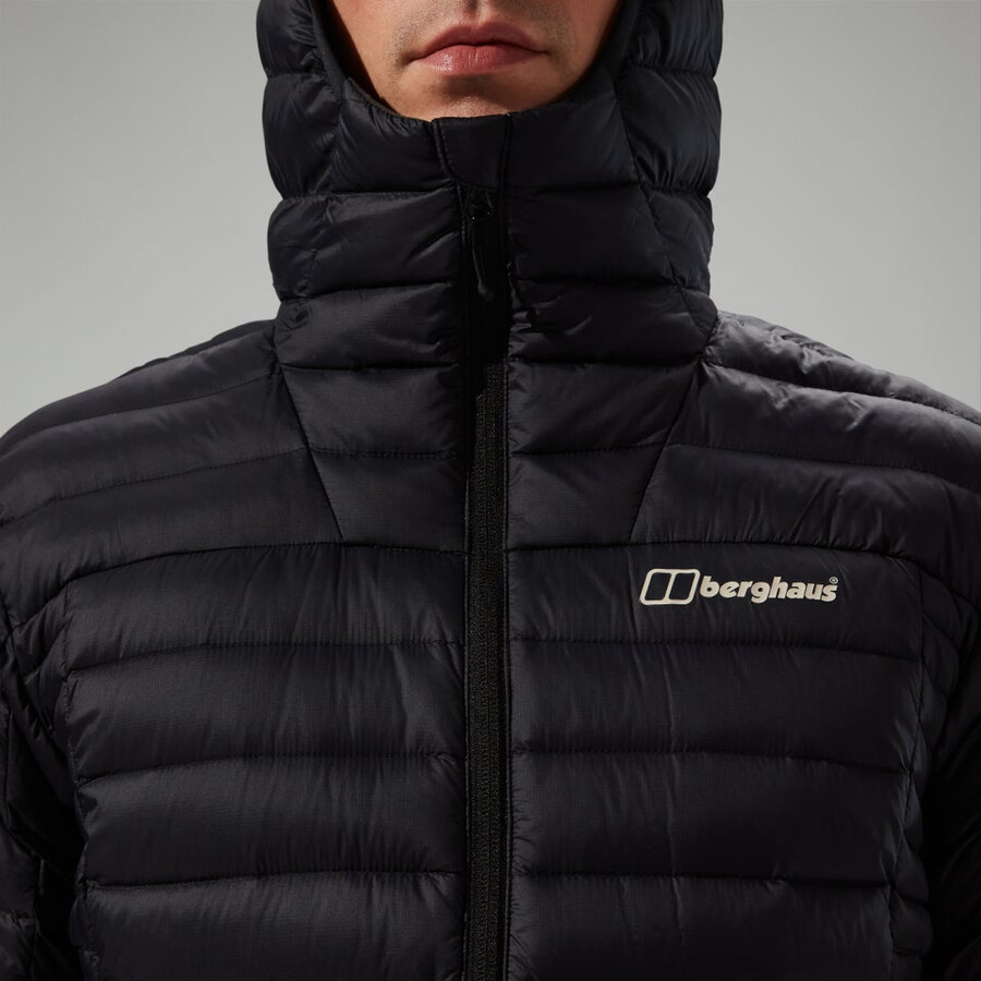 uomini ridge-nomad hybrid down jacket - black berghaus