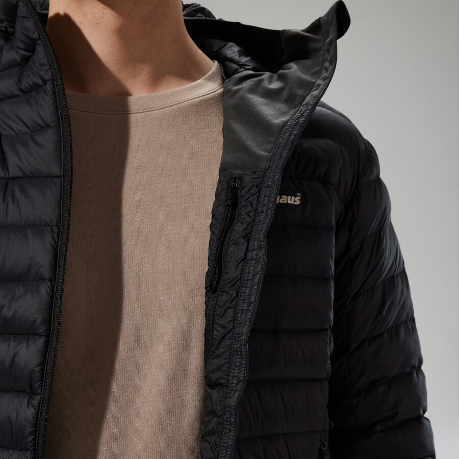 uomini ridge-nomad hybrid down jacket - black berghaus