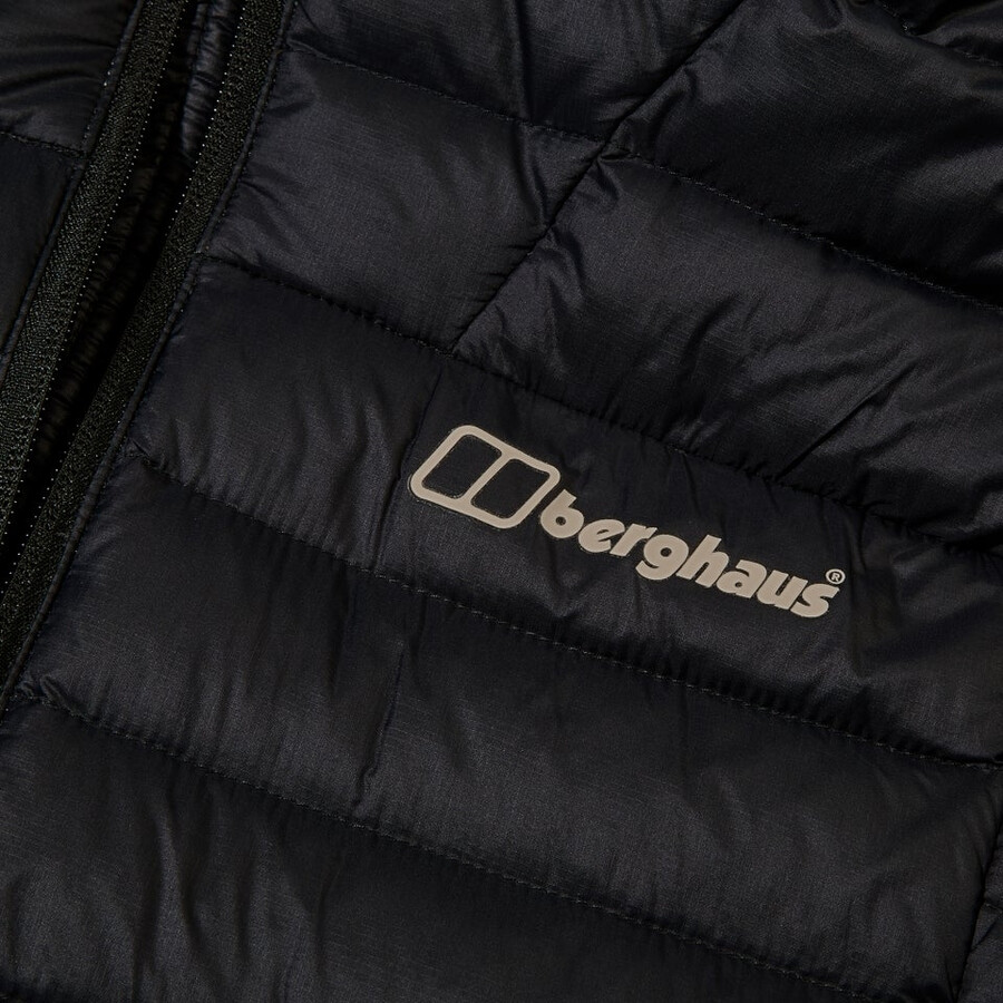 uomini ridge-nomad hybrid down jacket - black berghaus