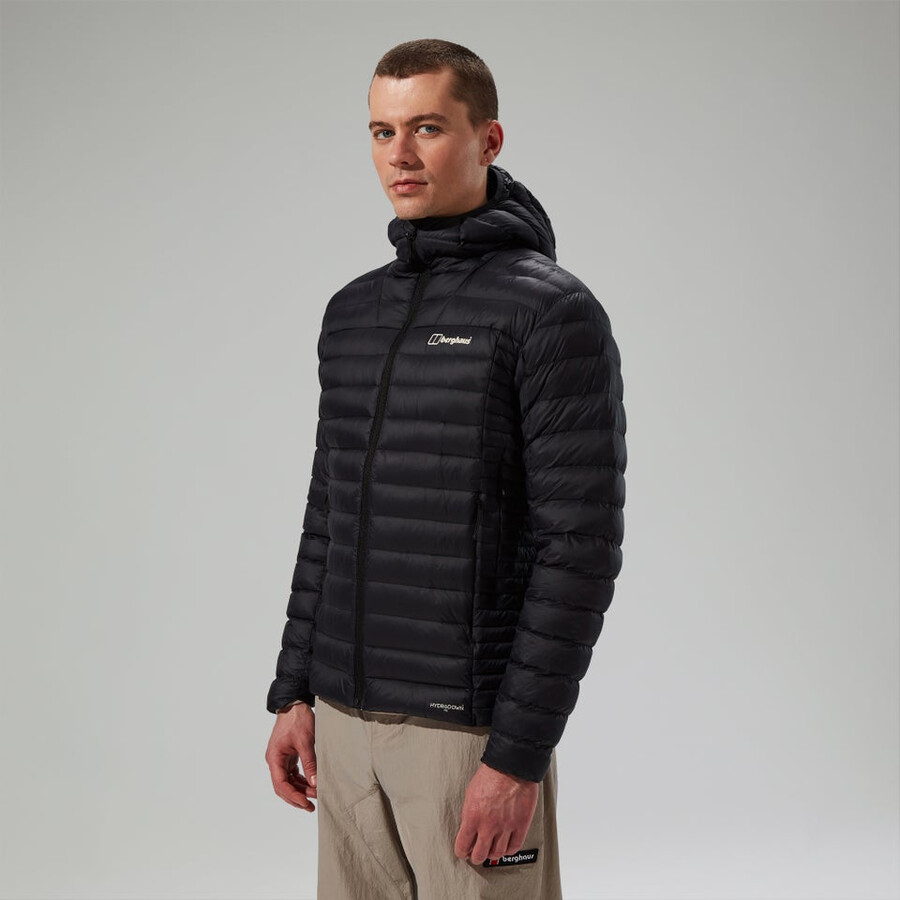 uomini ridge-nomad hybrid down jacket - black berghaus