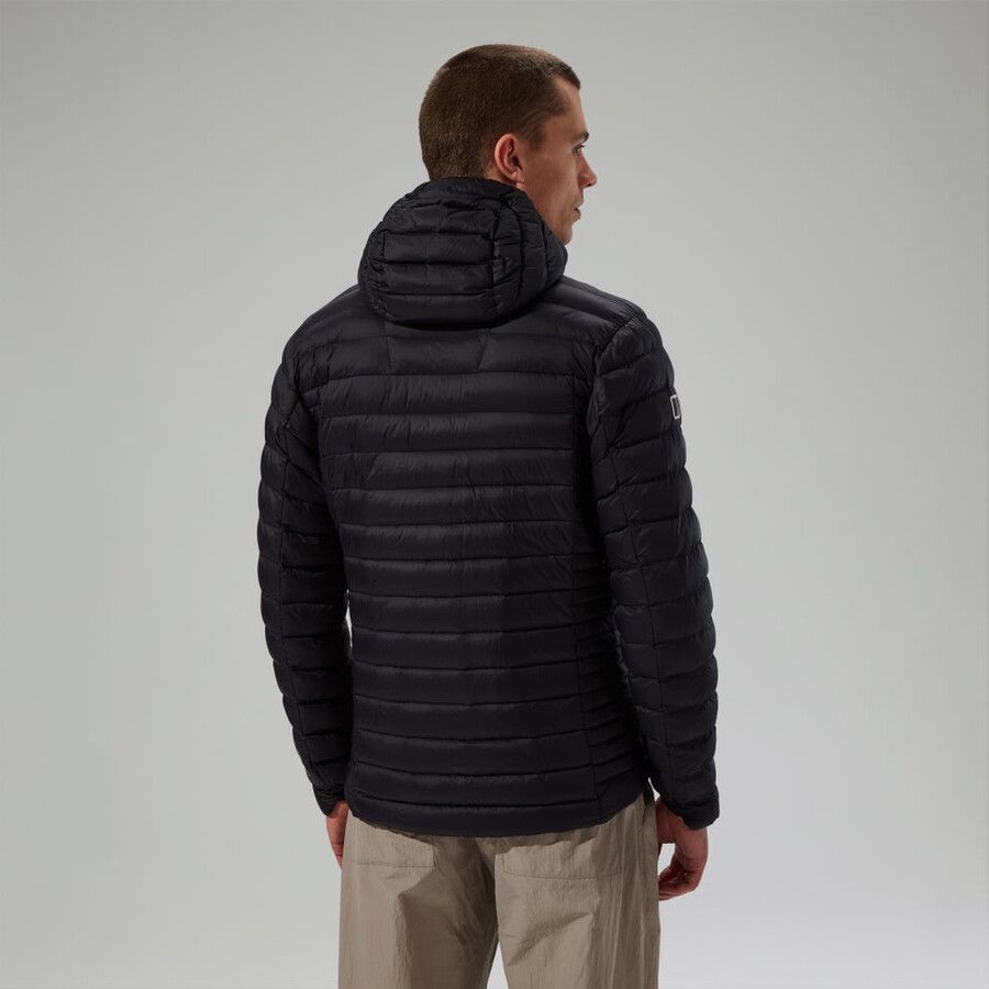 uomini ridge-nomad hybrid down jacket - black berghaus