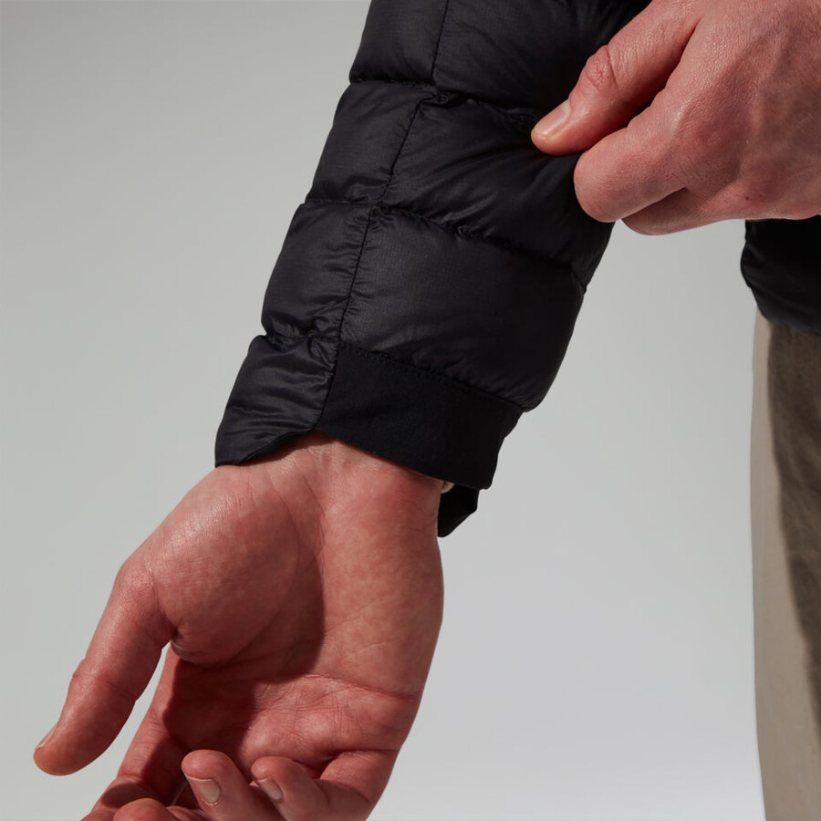uomini ridge-nomad hybrid down jacket - black berghaus