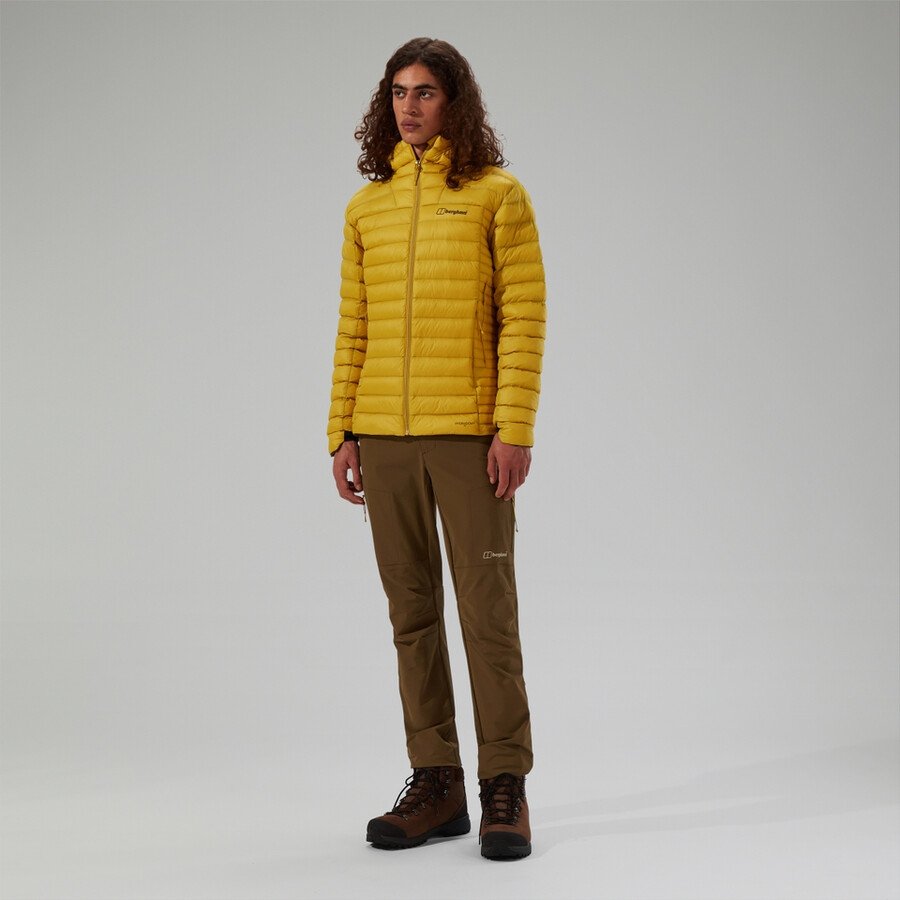 uomini ridge-nomad hybrid giacca isolante giallo berghaus