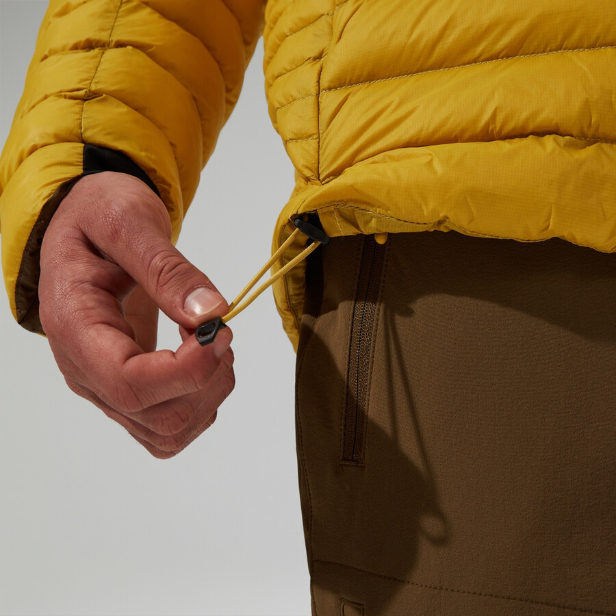 uomini ridge-nomad hybrid giacca isolante giallo berghaus