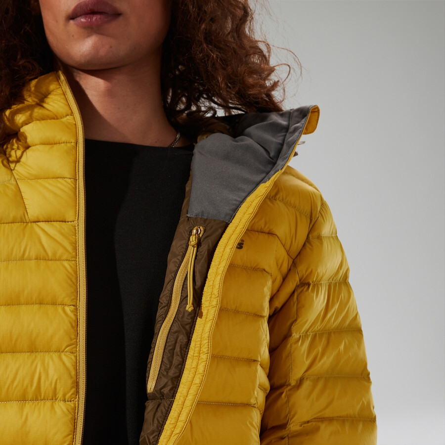 uomini ridge-nomad hybrid giacca isolante giallo berghaus