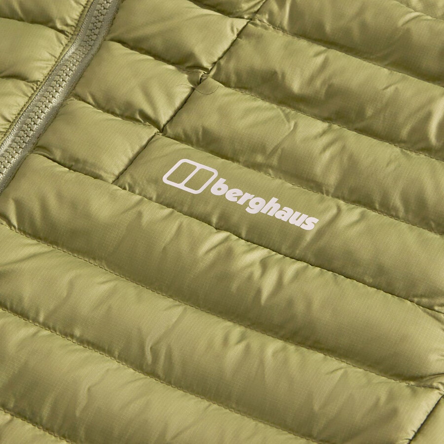 uomini vaskye con cappuccio sintetico coibentato - verde berghaus