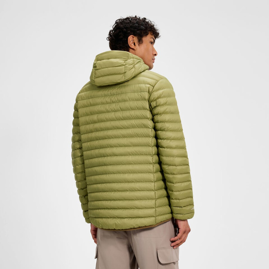uomini vaskye con cappuccio sintetico coibentato - verde berghaus