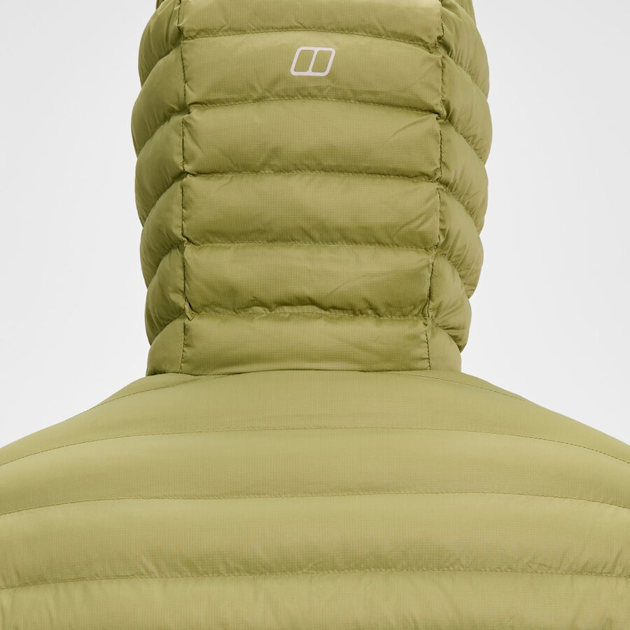 uomini vaskye con cappuccio sintetico coibentato - verde berghaus
