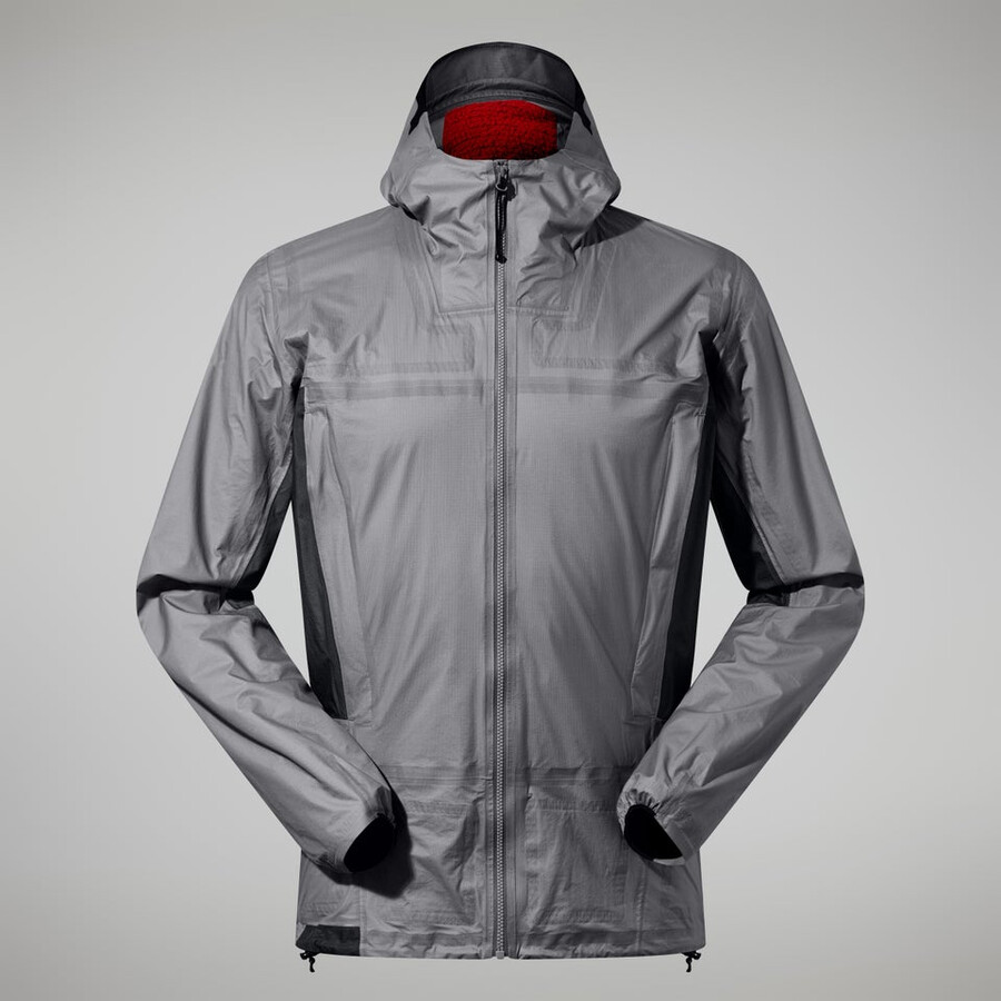 uomini mtn guida hyper alpha giacca - grigionero berghaus