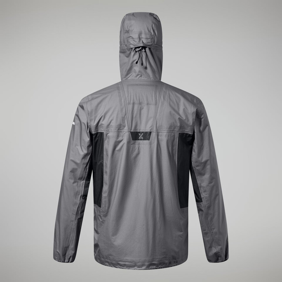 uomini mtn guida hyper alpha giacca - grigionero berghaus