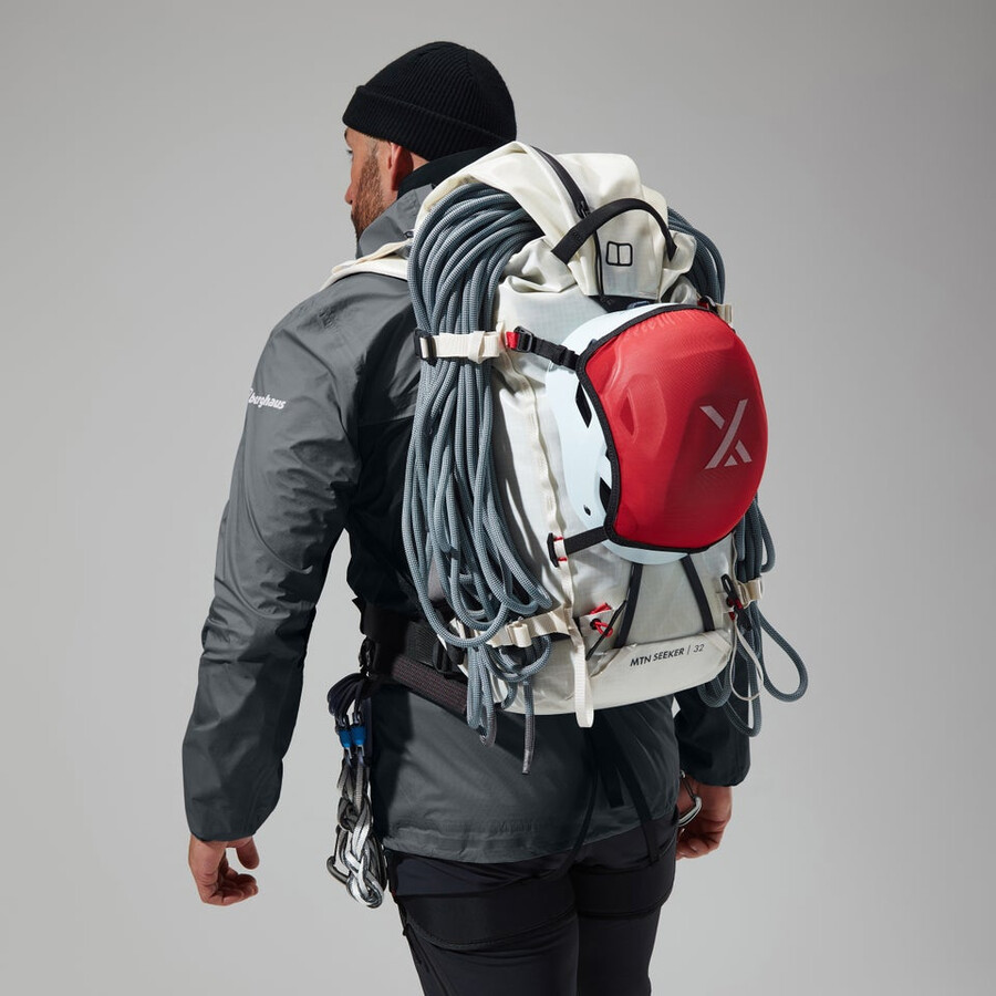 uomini mtn guida hyper alpha giacca - grigionero berghaus
