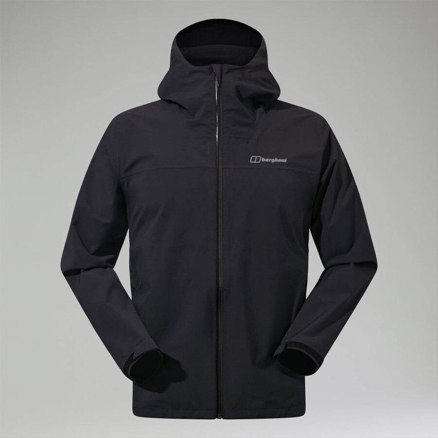 uomini arnaby giacca impermeabile con cappuccio nero berghaus