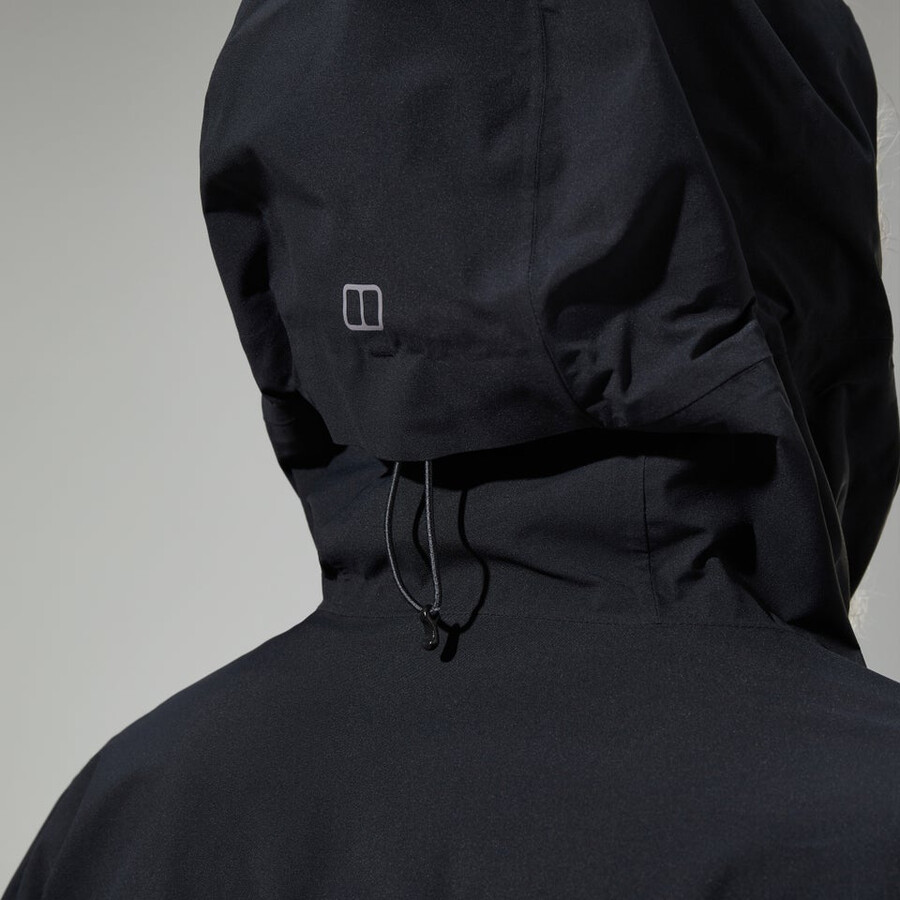 uomini arnaby giacca impermeabile con cappuccio nero berghaus
