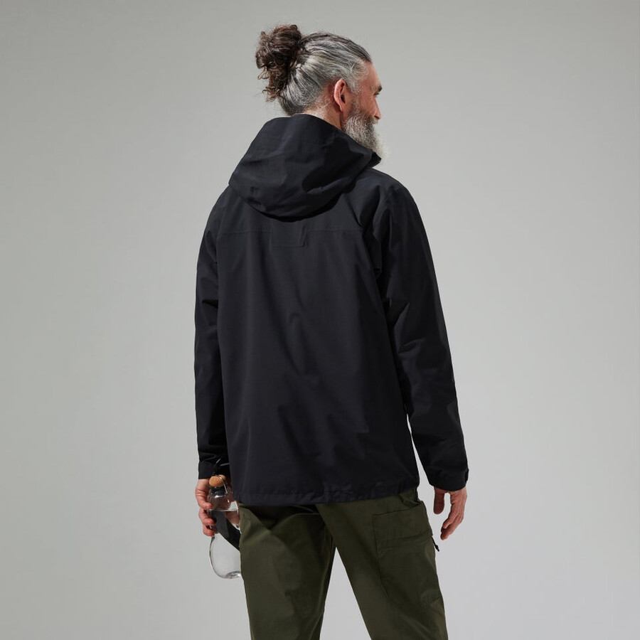 uomini arnaby giacca impermeabile con cappuccio nero berghaus