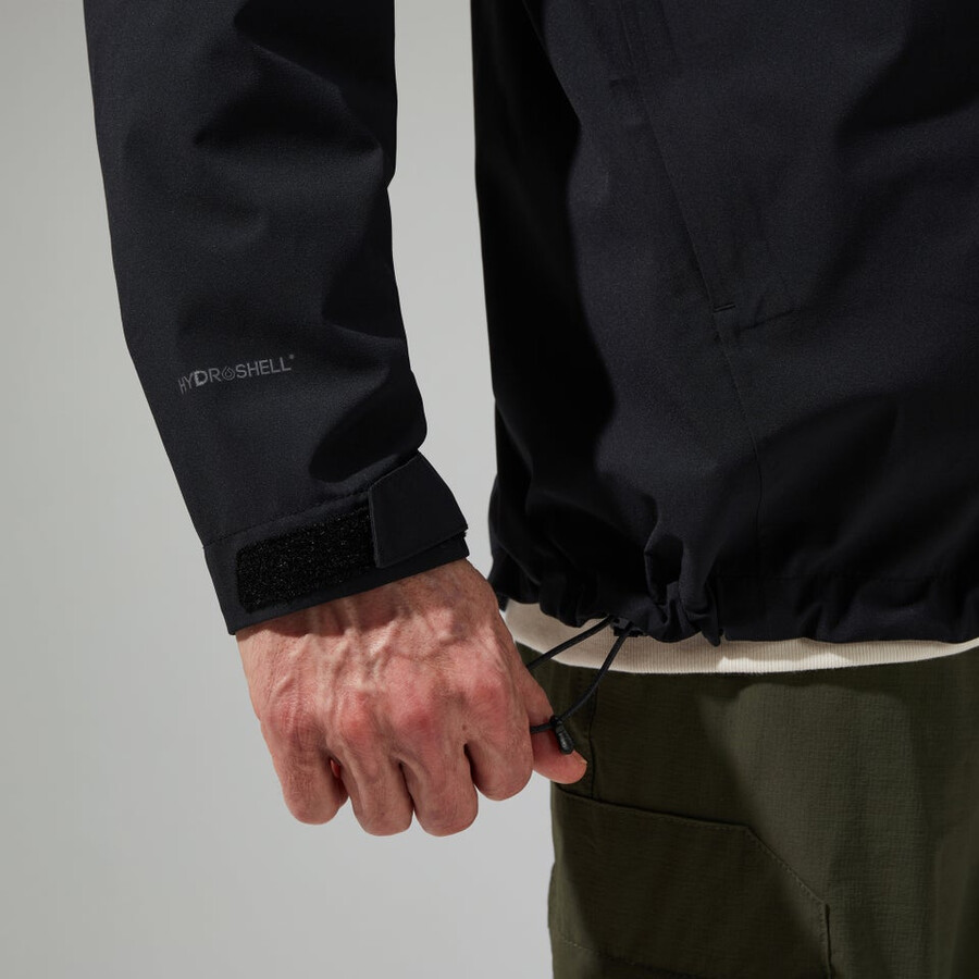 uomini arnaby giacca impermeabile con cappuccio nero berghaus