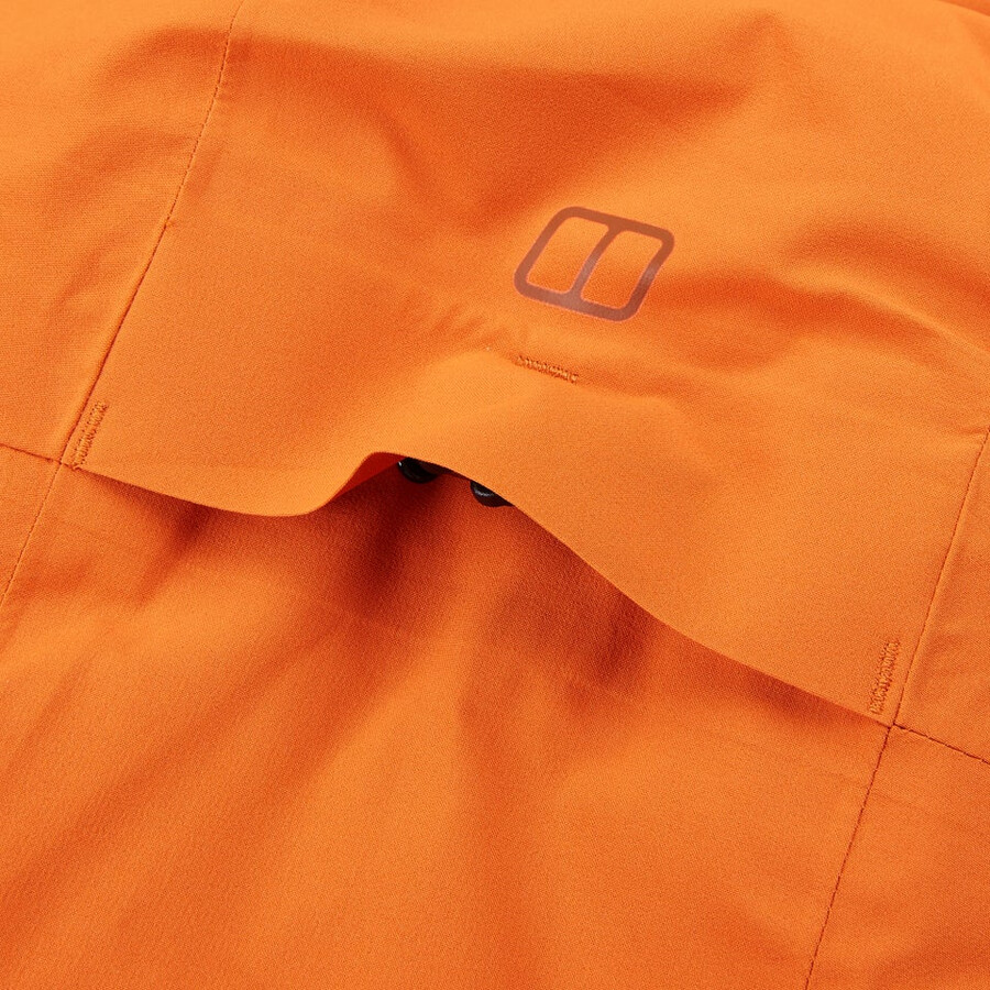 uomini arnaby giacca impermeabile con cappuccio - arancio berghaus