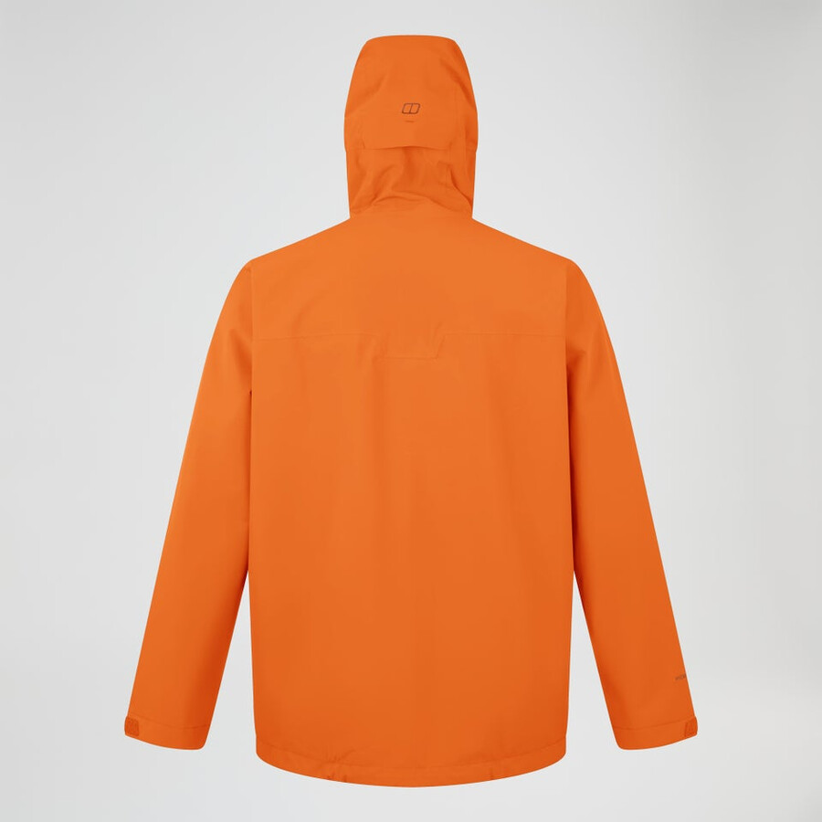 uomini arnaby giacca impermeabile con cappuccio - arancio berghaus