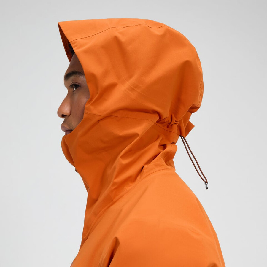 uomini arnaby giacca impermeabile con cappuccio - arancio berghaus