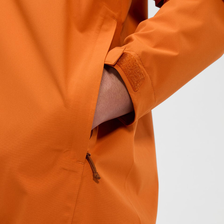 uomini arnaby giacca impermeabile con cappuccio - arancio berghaus