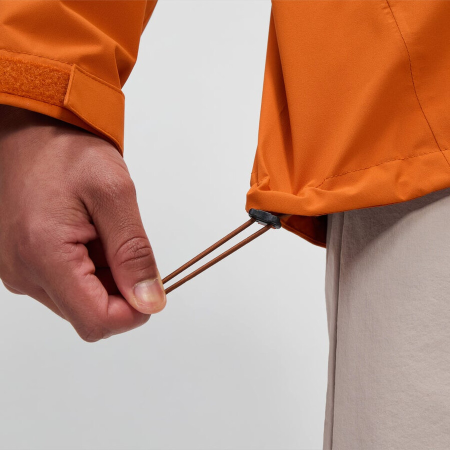 uomini arnaby giacca impermeabile con cappuccio - arancio berghaus