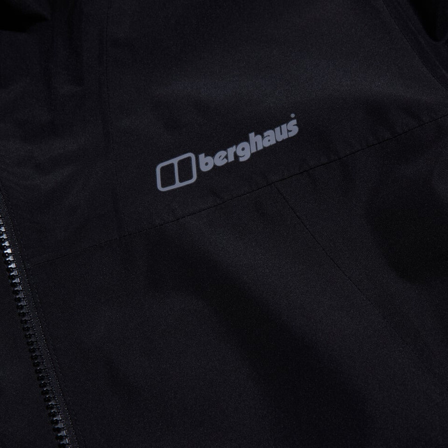gli uomini del diluvio pro 3.0 giacca impermeabile nero berghaus