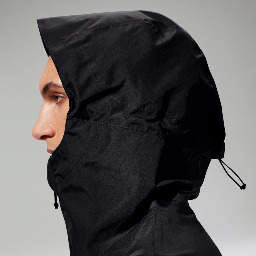 gli uomini del diluvio pro 3.0 giacca impermeabile nero berghaus